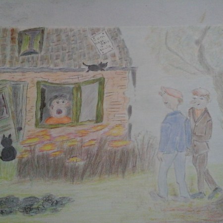 Klaas en Egbert bezoeken oom Teun